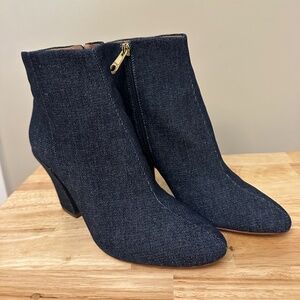 Louise et Cie Denim Ankle Boots